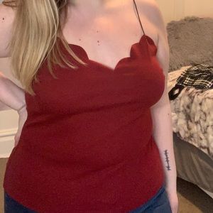 🔥Scallop Trim Tank Top🔥